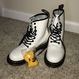 White Doc Marten